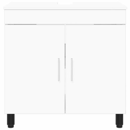 Mobiletto da bagno Bianco 60 x 35 x 60 cm Legno ingegnerizzato | homemem39