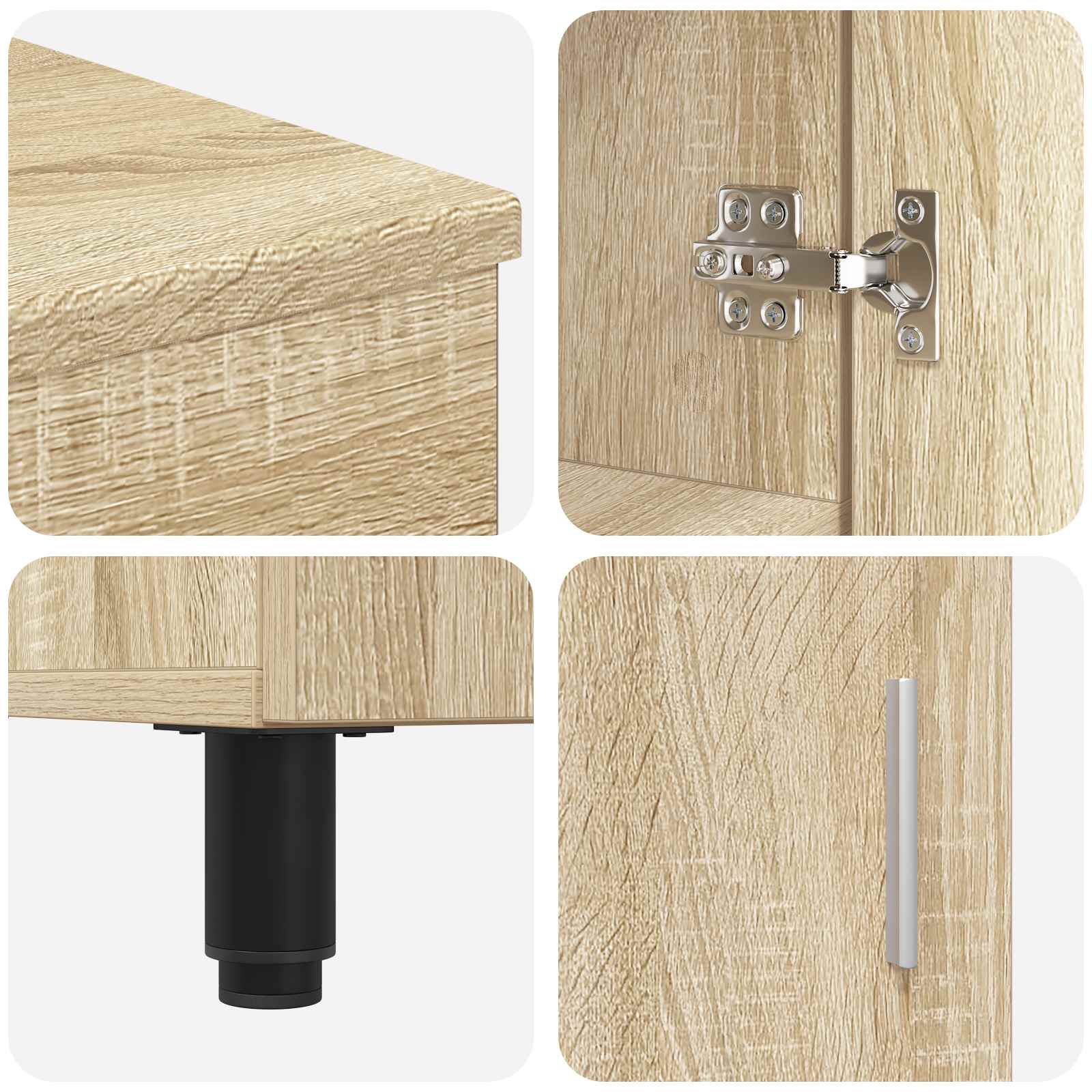 Mobiletto da bagno Rovere Sonoma 60 x 35 x 60 cm | homemem39