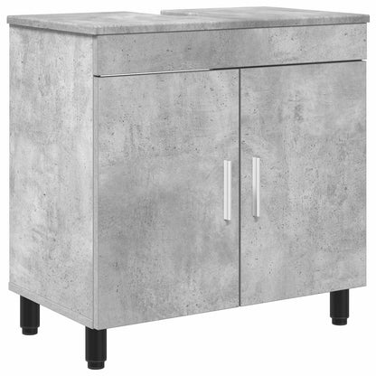 Mobiletto da bagno Grigio Cemento 60 x 35 x 60 cm