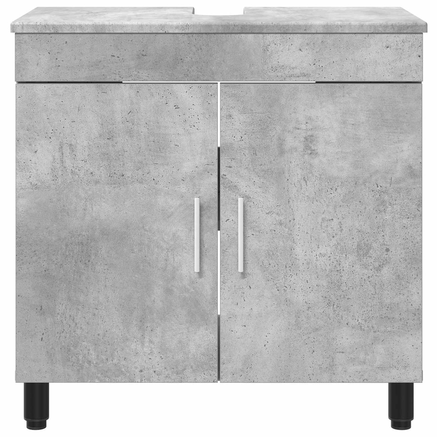 Mobiletto da bagno Grigio Cemento 60 x 35 x 60 cm