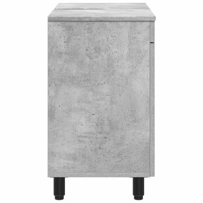 Mobiletto da bagno Grigio Cemento 60 x 35 x 60 cm