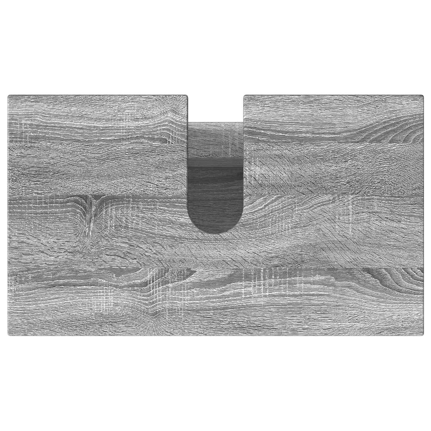 Mobiletto da bagno Sonoma grigio 60 x 35 x 60 cm