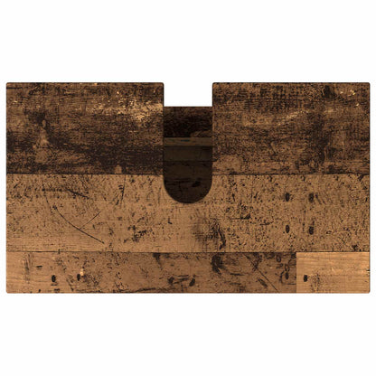 Mobiletto da bagno Legno antico 60 x 35 x 60 cm | homemem39