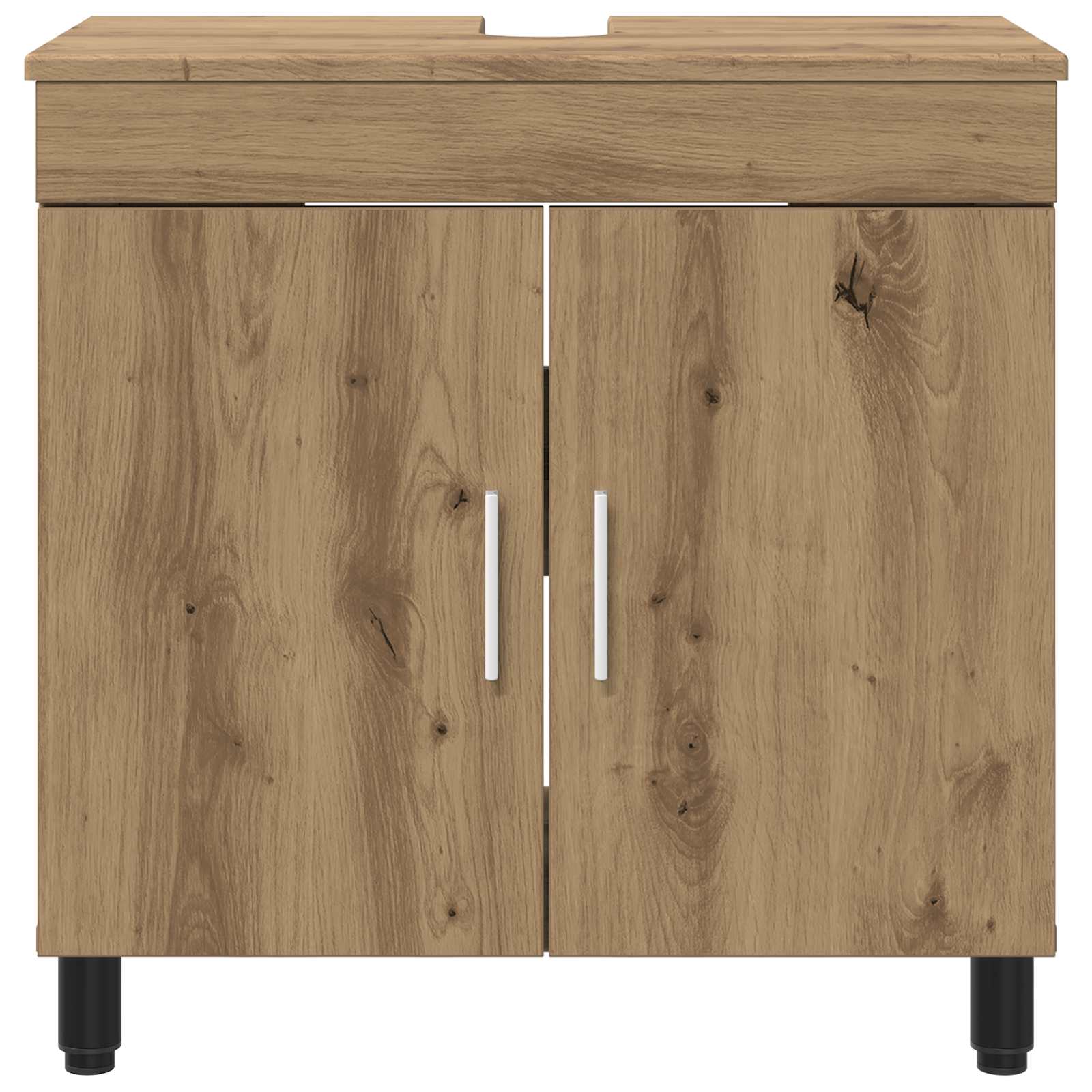 Mobiletto da bagno Rovere Artigianale 60 x 35 x 60 cm | homemem39