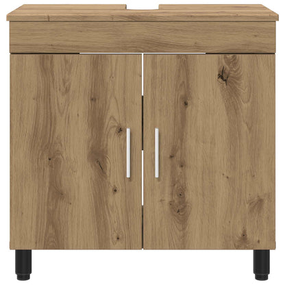Mobiletto da bagno Rovere Artigianale 60 x 35 x 60 cm | homemem39