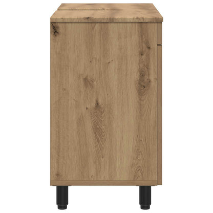 Mobiletto da bagno Rovere Artigianale 60 x 35 x 60 cm | homemem39