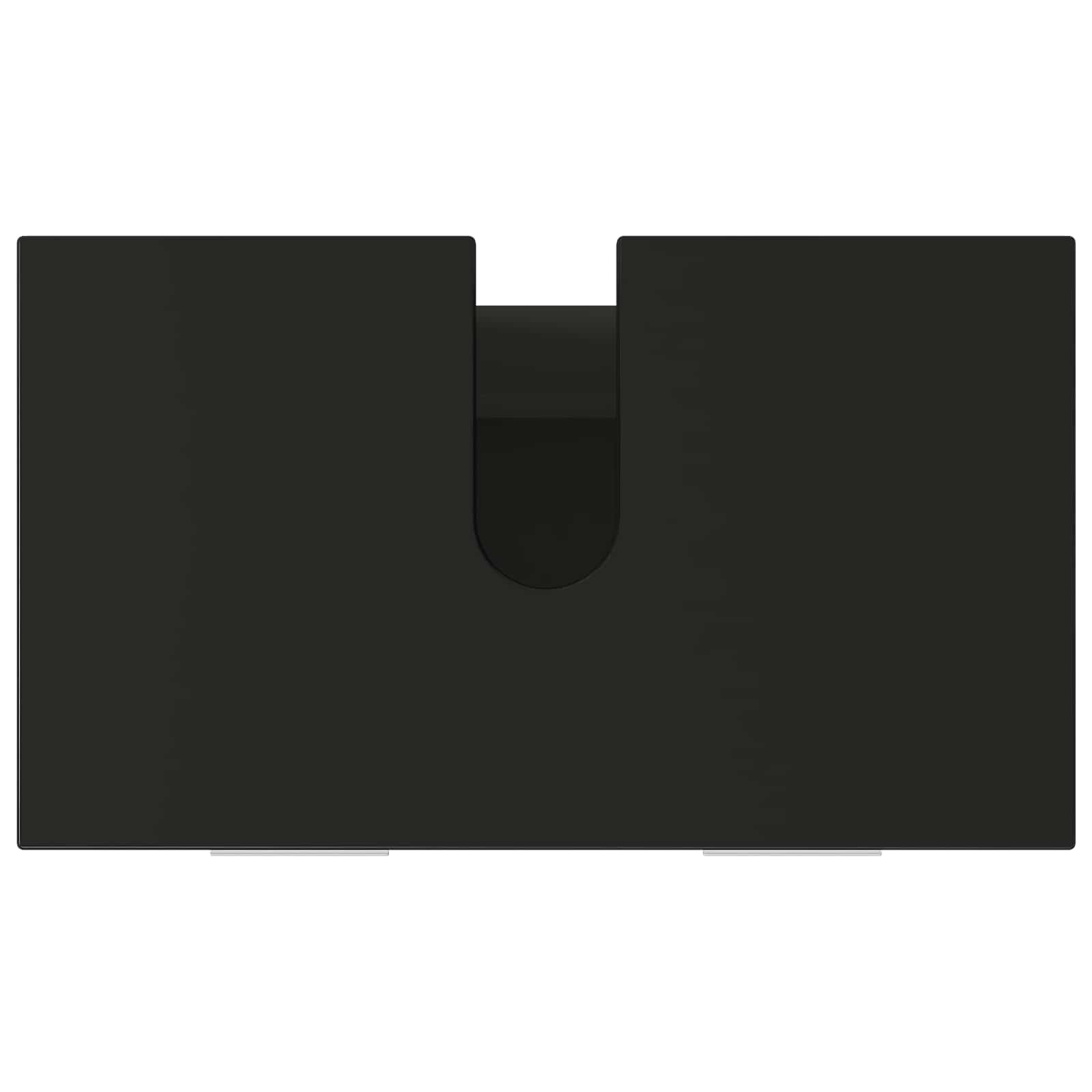 Mobiletto da bagno Nero 60 x 35 x 60 cm Legno ingegnerizzato | homemem39