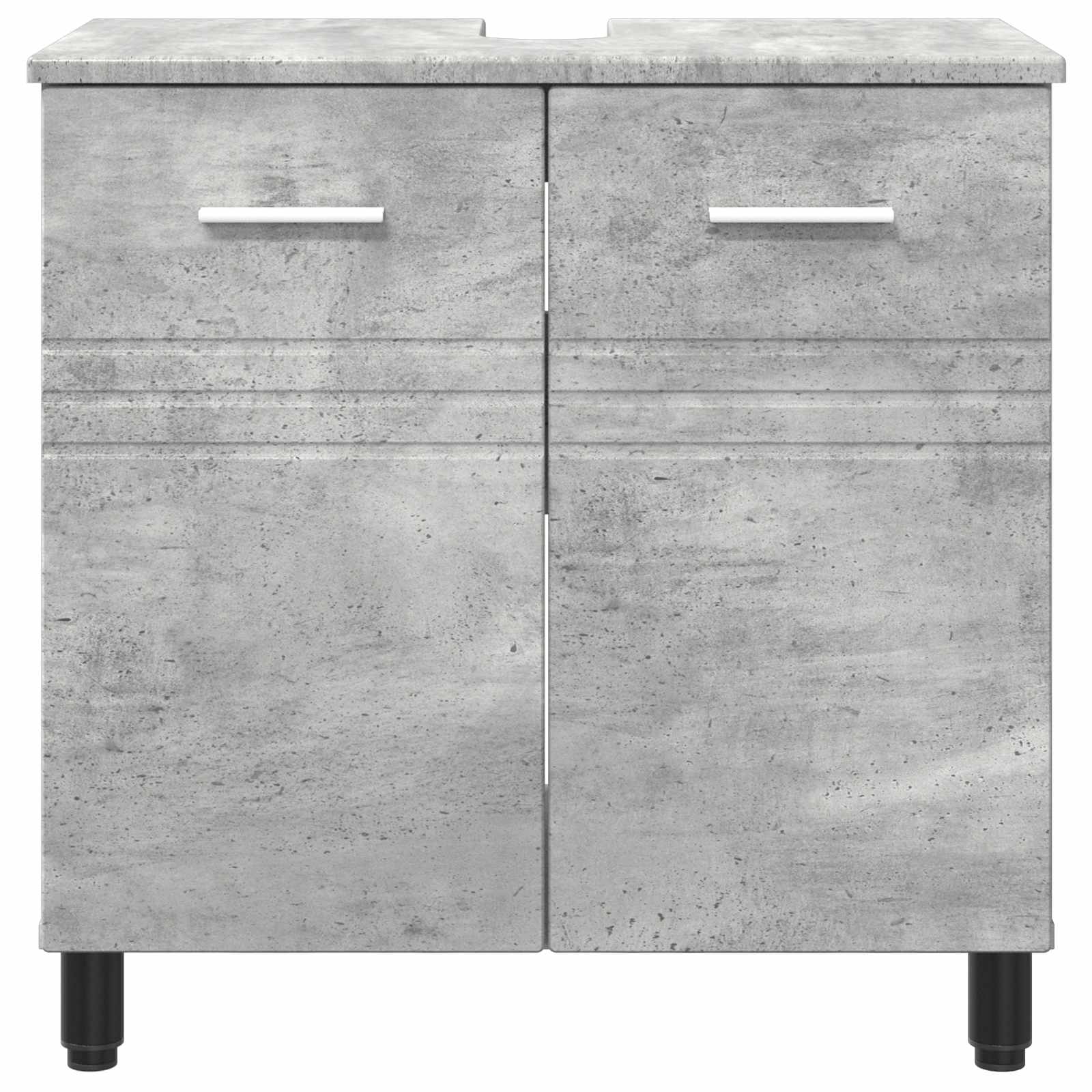 Mobiletto da bagno Grigio Cemento 60 x 35 x 60 cm | homemem39