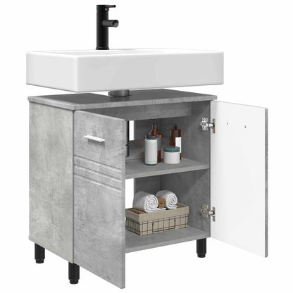 Mobiletto da bagno Grigio Cemento 60 x 35 x 60 cm | homemem39