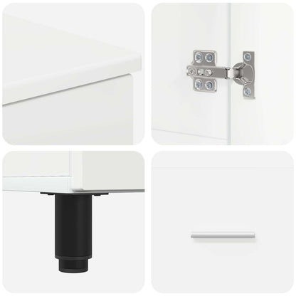 Mobiletto da bagno Bianco Lucido 60 x 35 x 60 cm | homemem39