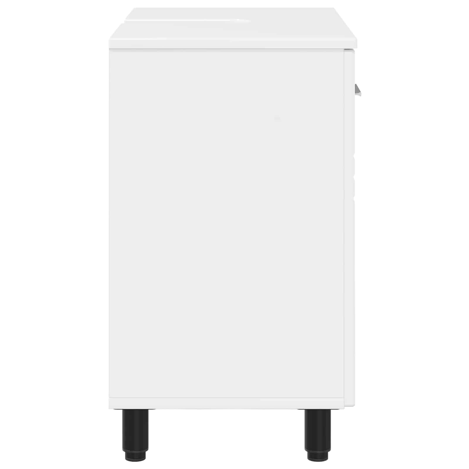 Mobiletto da bagno Bianco Lucido 60 x 35 x 60 cm | homemem39