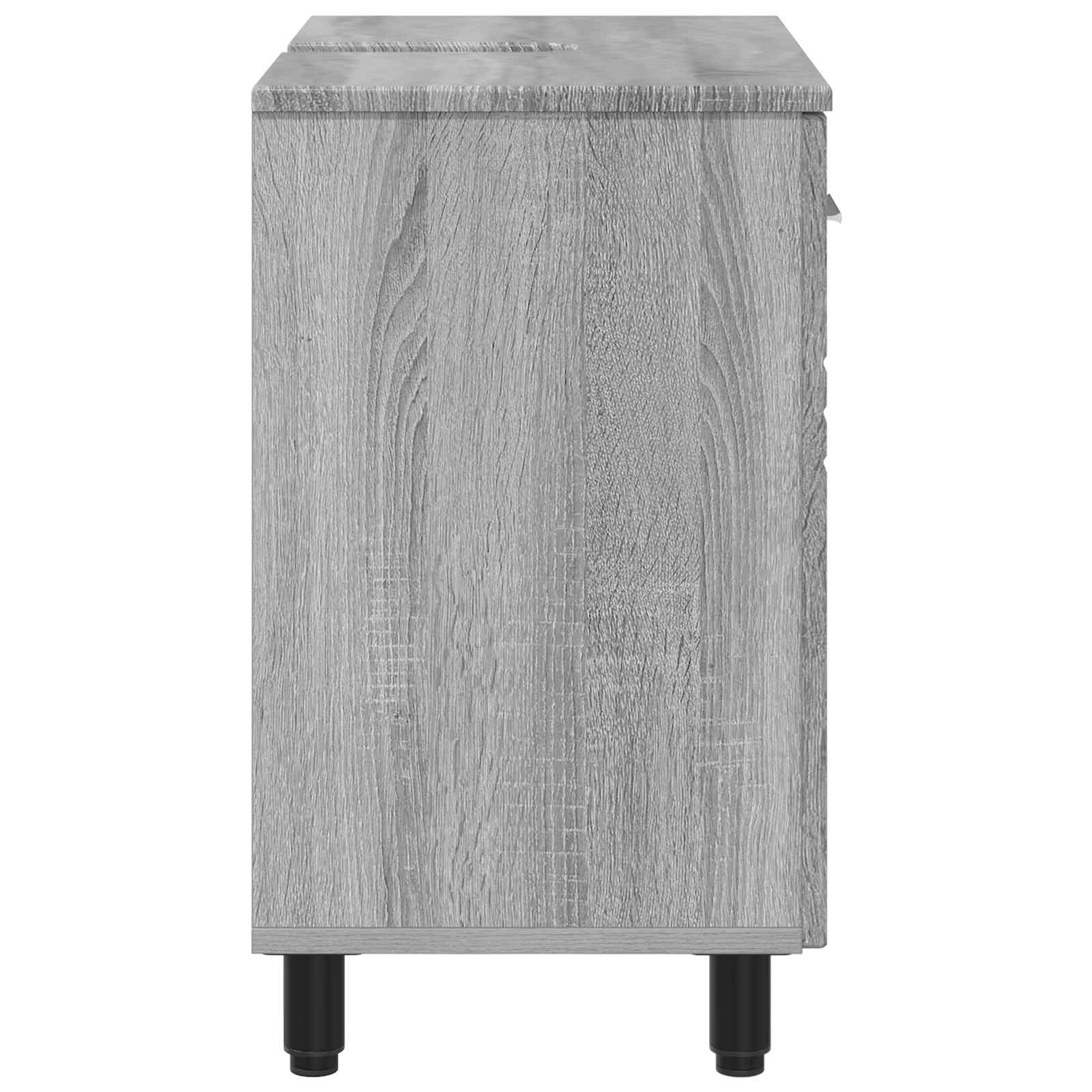 Mobiletto da bagno Sonoma grigio 60 x 35 x 60 cm | homemem39