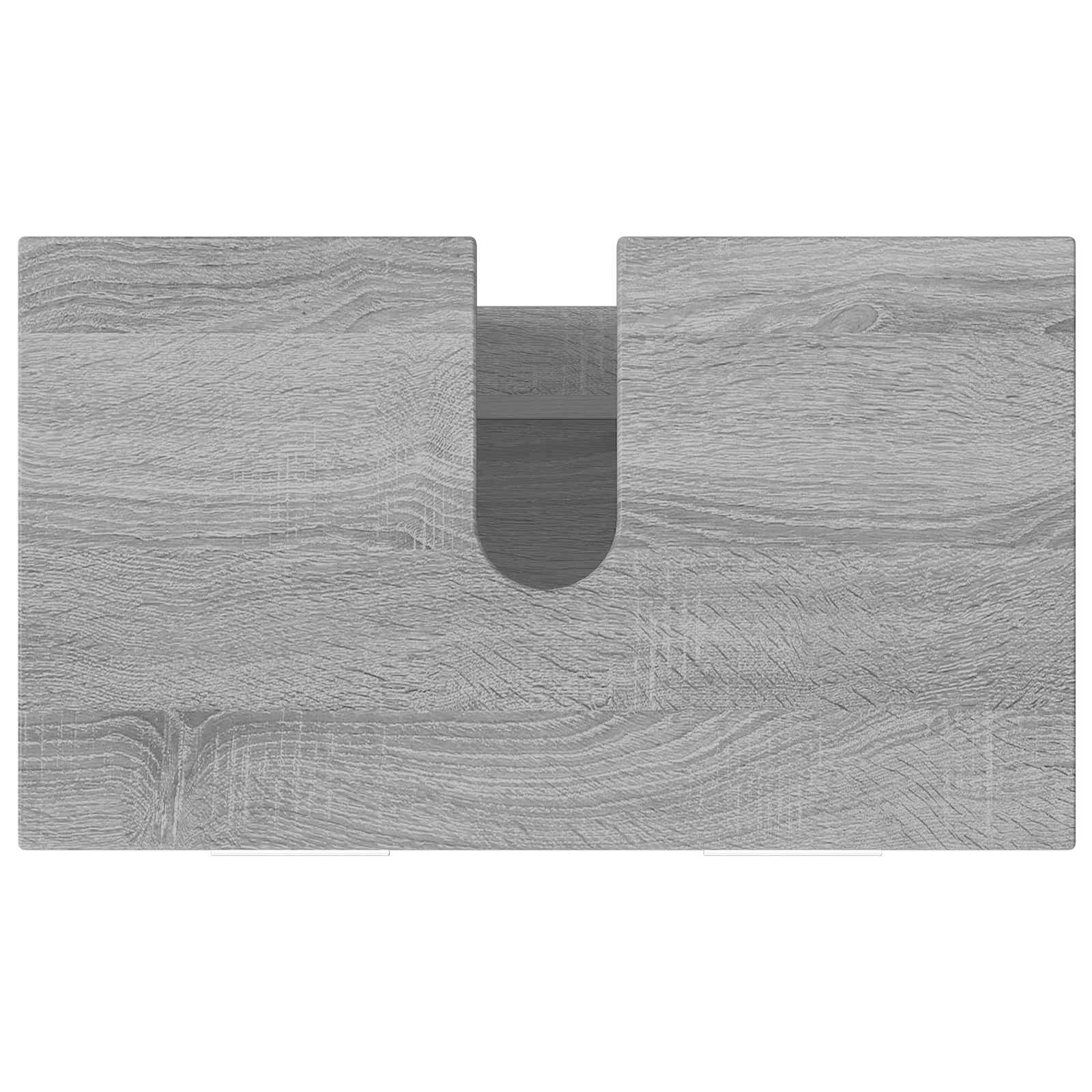 Mobiletto da bagno Sonoma grigio 60 x 35 x 60 cm | homemem39