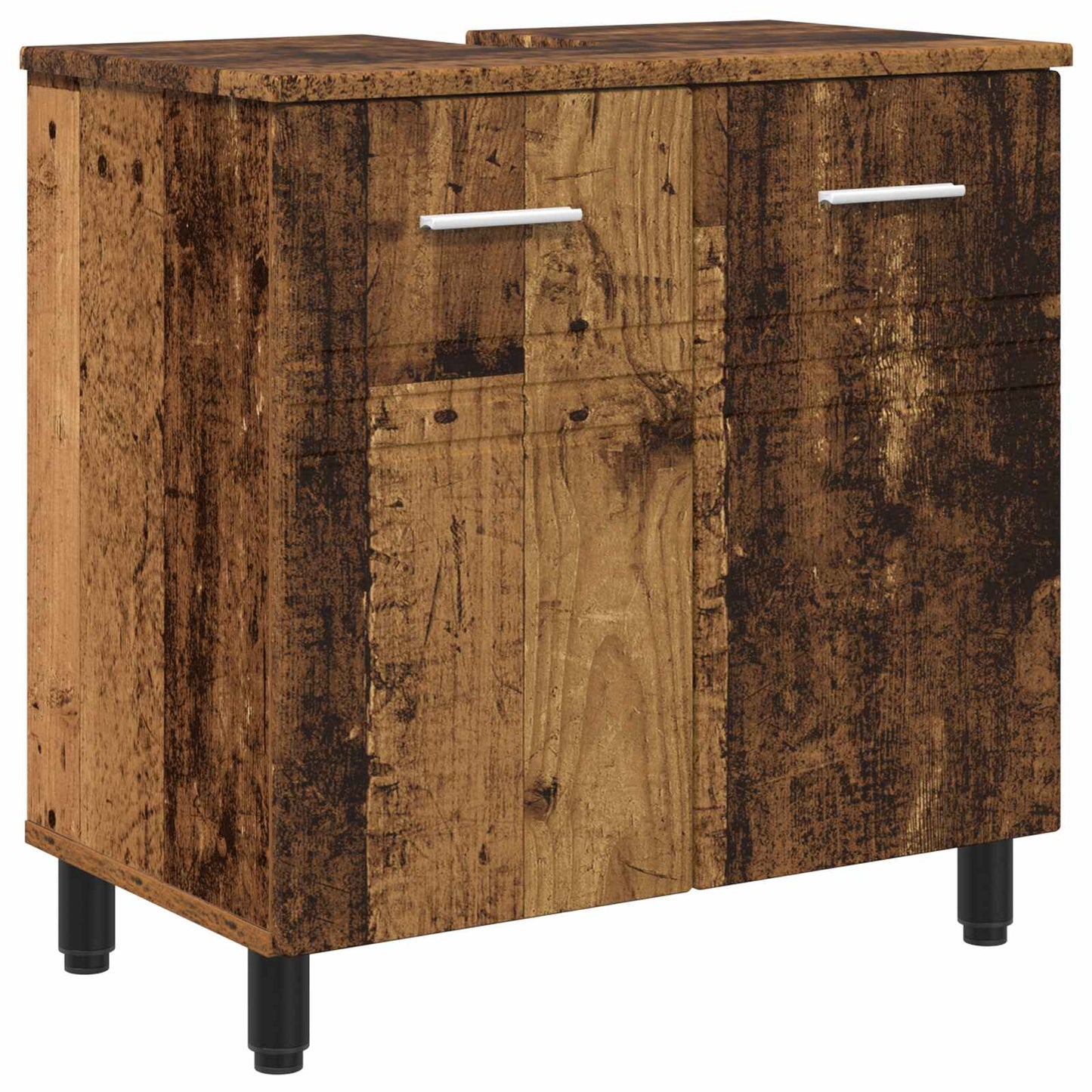 Mobiletto da bagno Legno antico 60 x 35 x 60 cm | homemem39