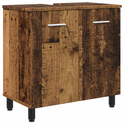 Mobiletto da bagno Legno antico 60 x 35 x 60 cm | homemem39