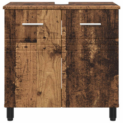 Mobiletto da bagno Legno antico 60 x 35 x 60 cm | homemem39