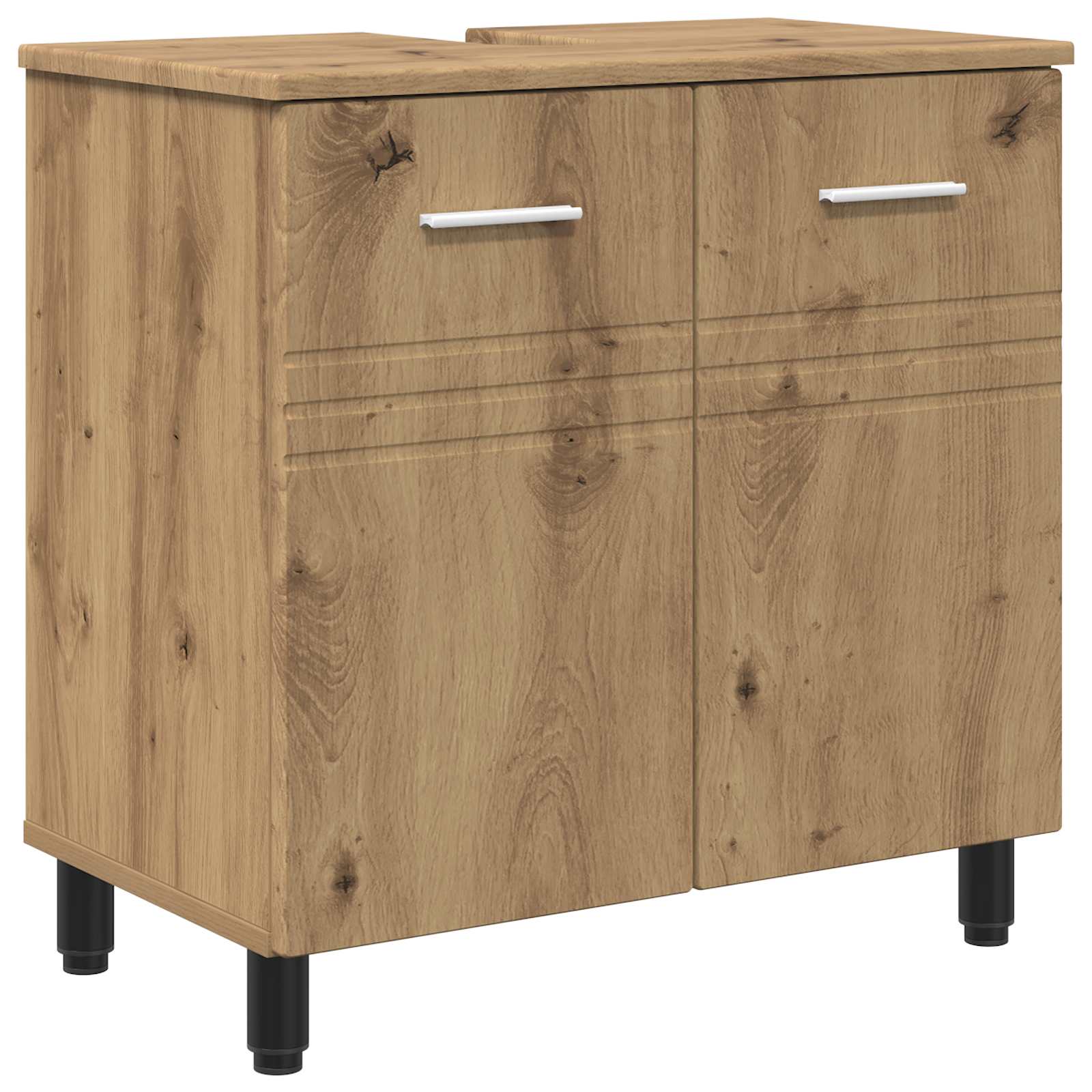 Mobiletto da bagno Rovere Artigianale 60 x 35 x 60 cm | homemem39