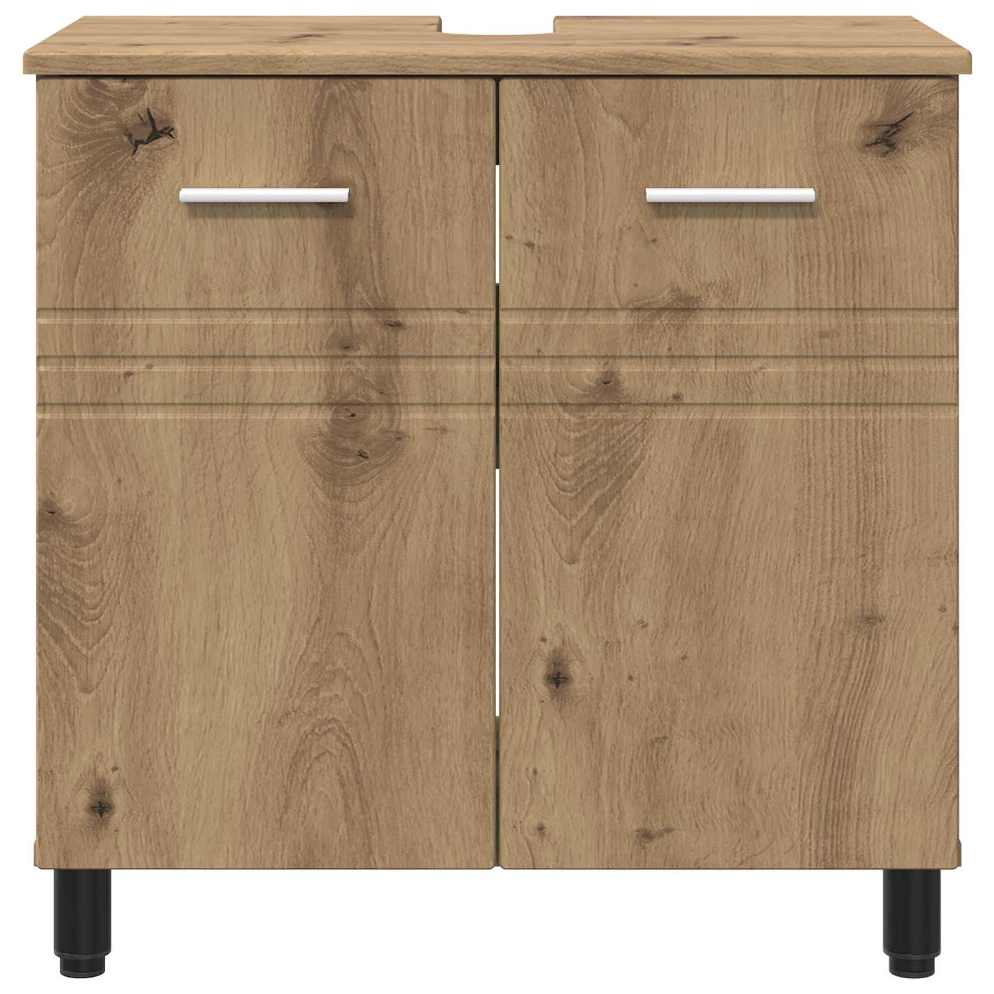 Mobiletto da bagno Rovere Artigianale 60 x 35 x 60 cm | homemem39