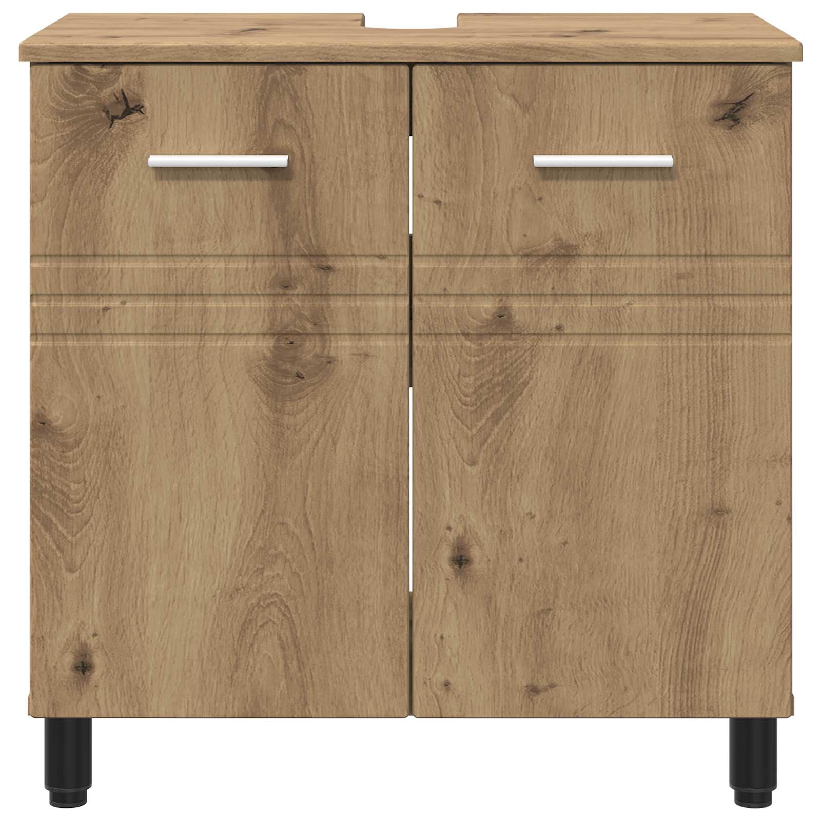 Mobiletto da bagno Rovere Artigianale 60 x 35 x 60 cm | homemem39