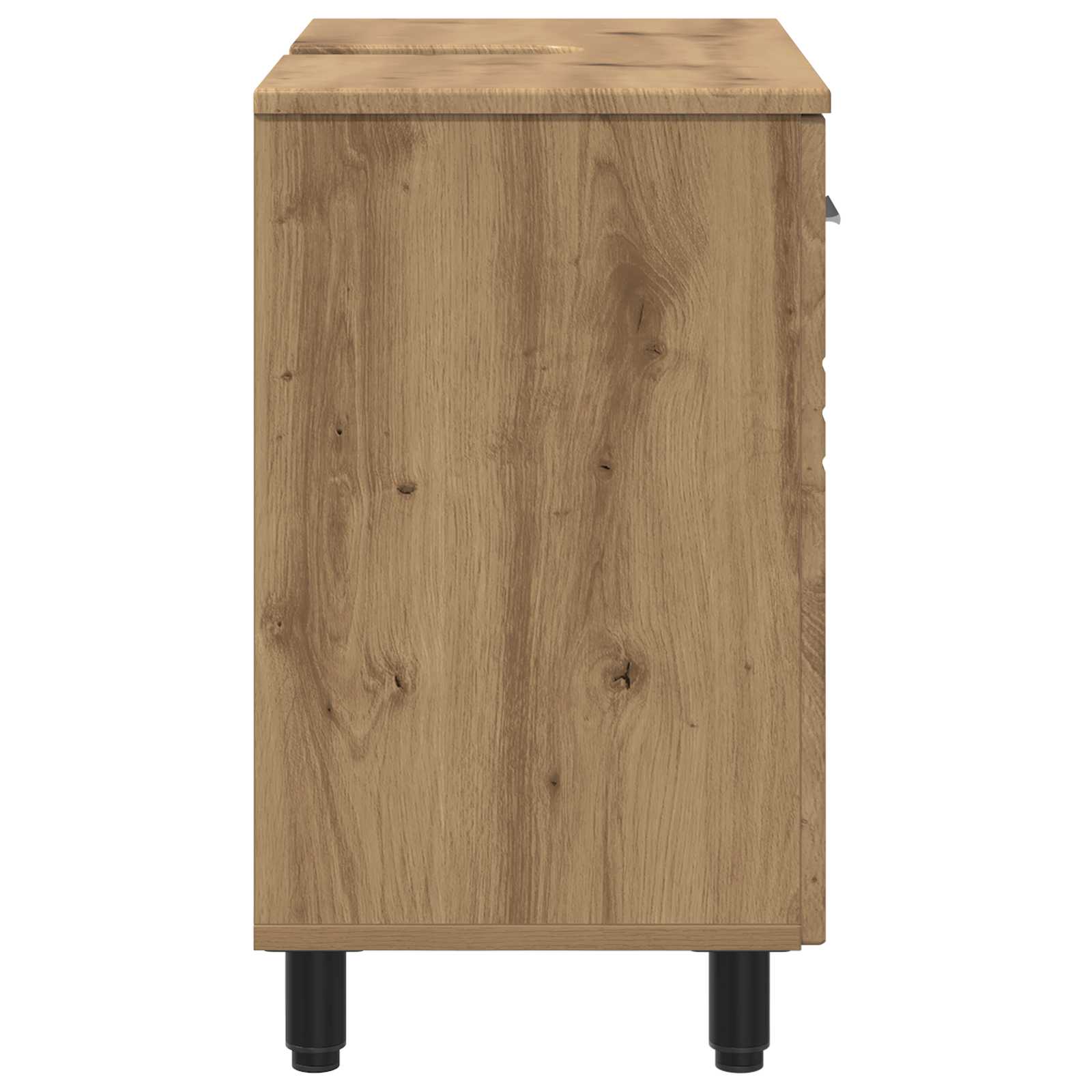 Mobiletto da bagno Rovere Artigianale 60 x 35 x 60 cm | homemem39