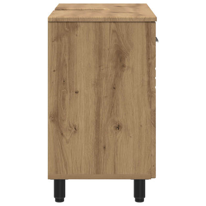 Mobiletto da bagno Rovere Artigianale 60 x 35 x 60 cm | homemem39