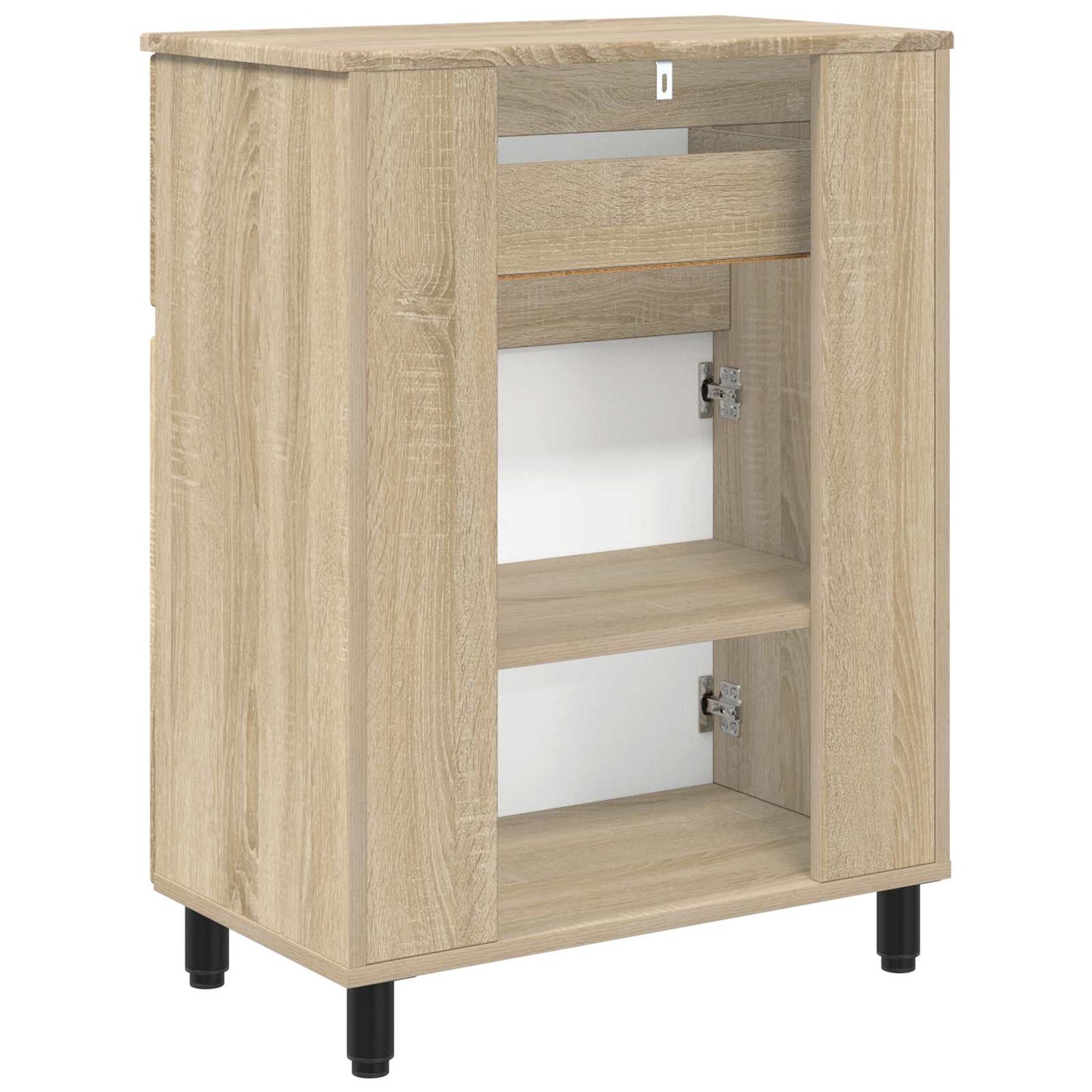 Mobiletto da bagno Rovere Sonoma 60 x 35 x 80 cm | homemem39