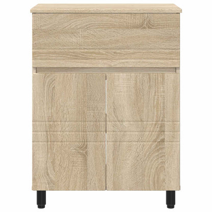 Mobiletto da bagno Rovere Sonoma 60 x 35 x 80 cm | homemem39