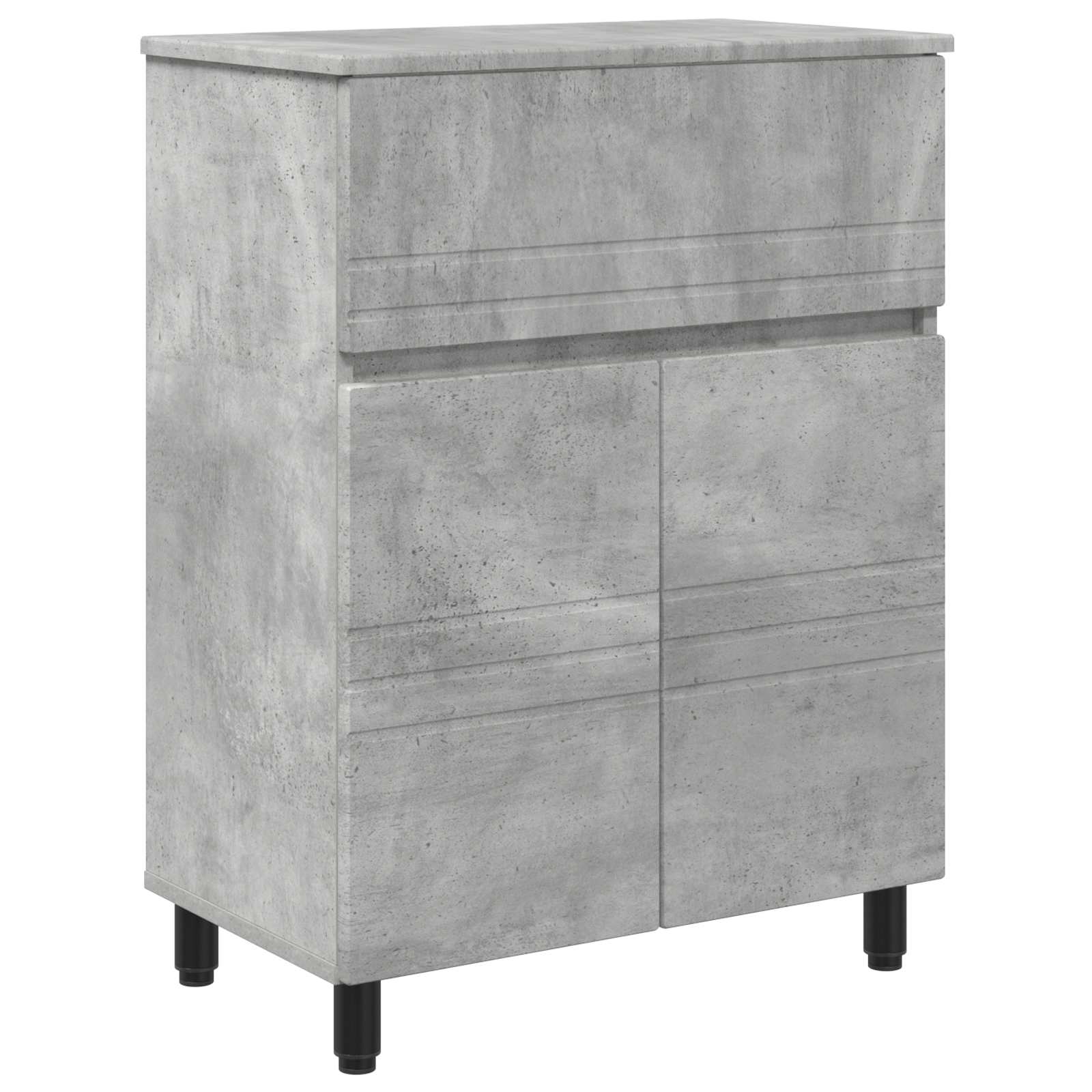 Mobiletto da bagno Grigio Cemento 60 x 35 x 80 cm | homemem39