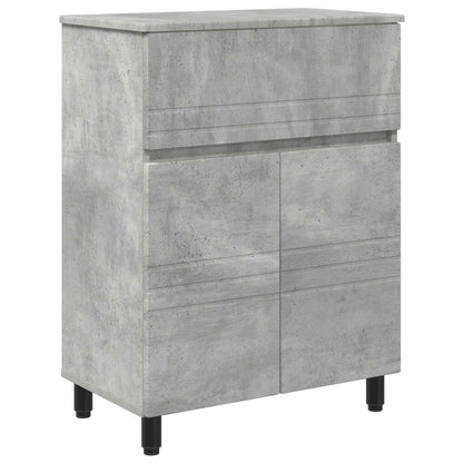 Mobiletto da bagno Grigio Cemento 60 x 35 x 80 cm | homemem39