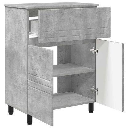 Mobiletto da bagno Grigio Cemento 60 x 35 x 80 cm | homemem39