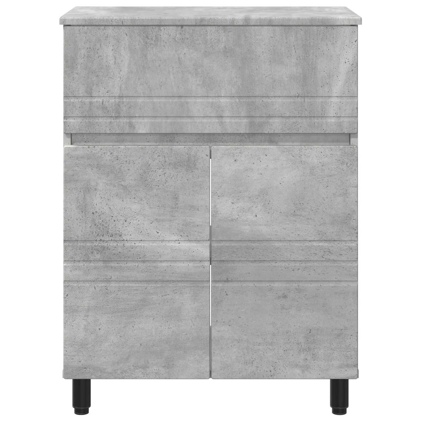 Mobiletto da bagno Grigio Cemento 60 x 35 x 80 cm | homemem39