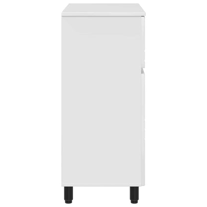Mobiletto da bagno Bianco Lucido 60 x 35 x 80 cm | homemem39