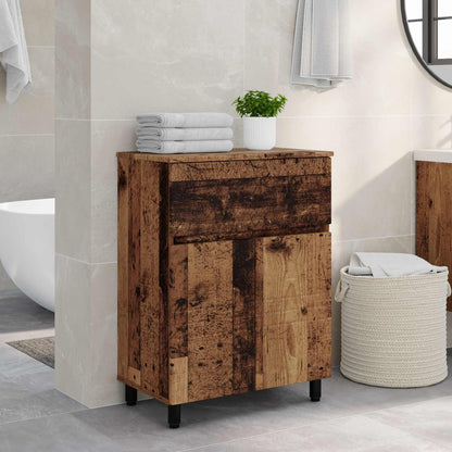 Mobiletto da bagno Legno antico 60 x 35 x 80 cm | homemem39