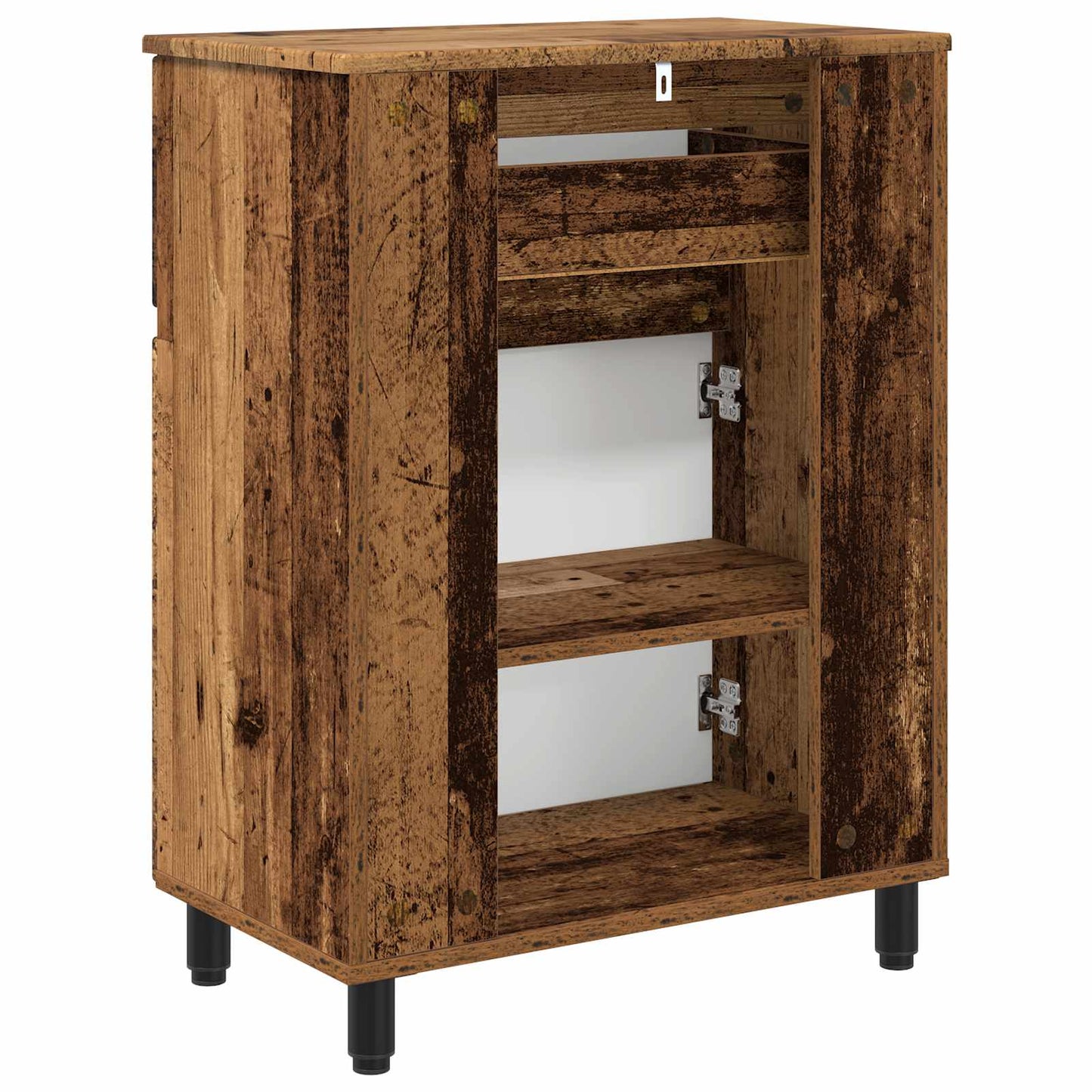 Mobiletto da bagno Legno antico 60 x 35 x 80 cm | homemem39