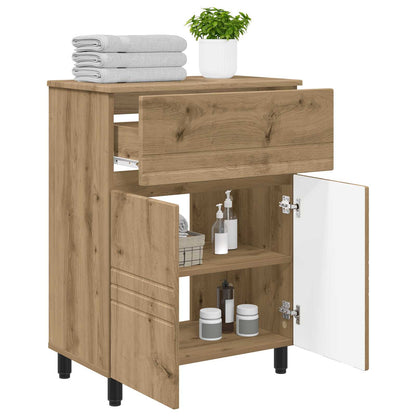Mobiletto da bagno Rovere Artigianale 60 x 35 x 80 cm | homemem39