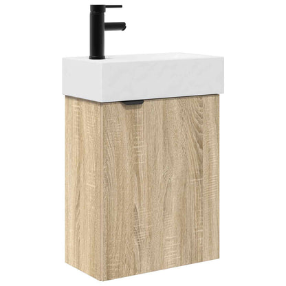 Mobile da Bagno con porta Rovere Sonoma 45,5 x 22,5 x 84 cm | homemem39