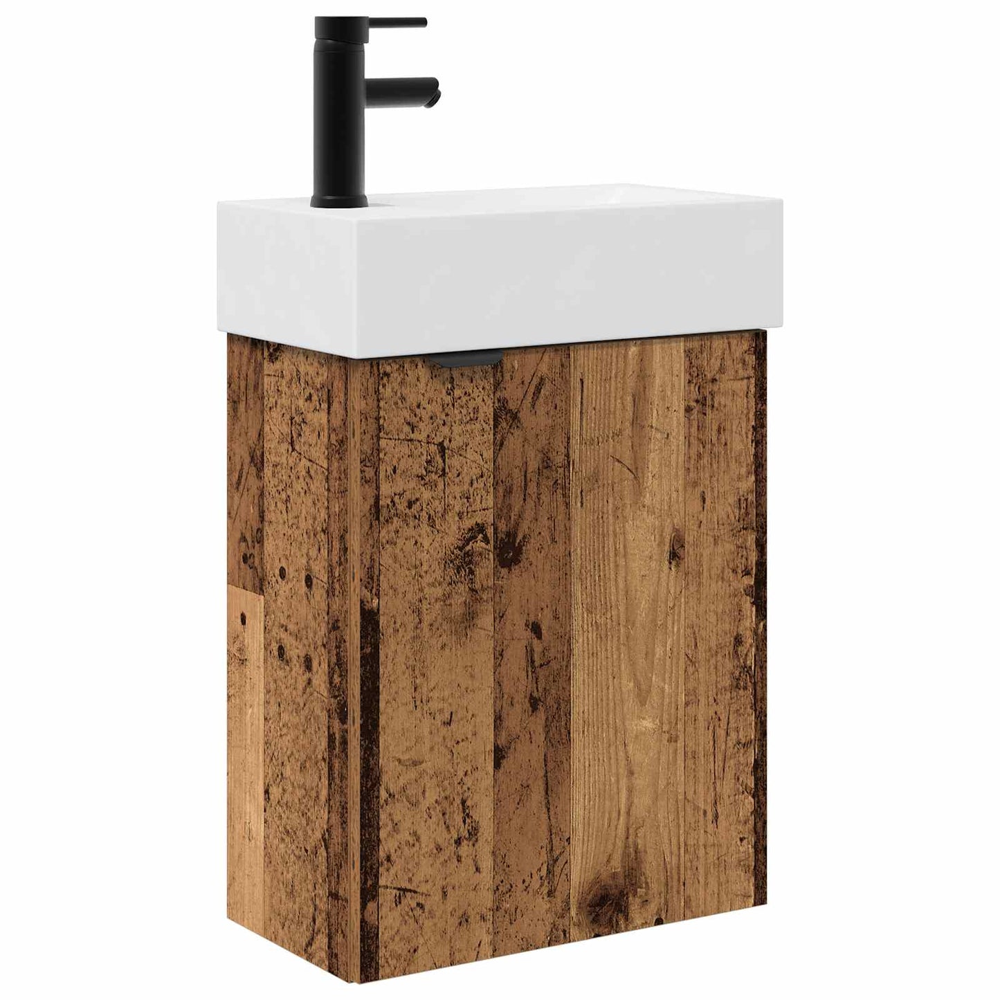 Mobile bagno con rubinetto Legno antico 45,5 x 22,5 x 84 cm | homemem39