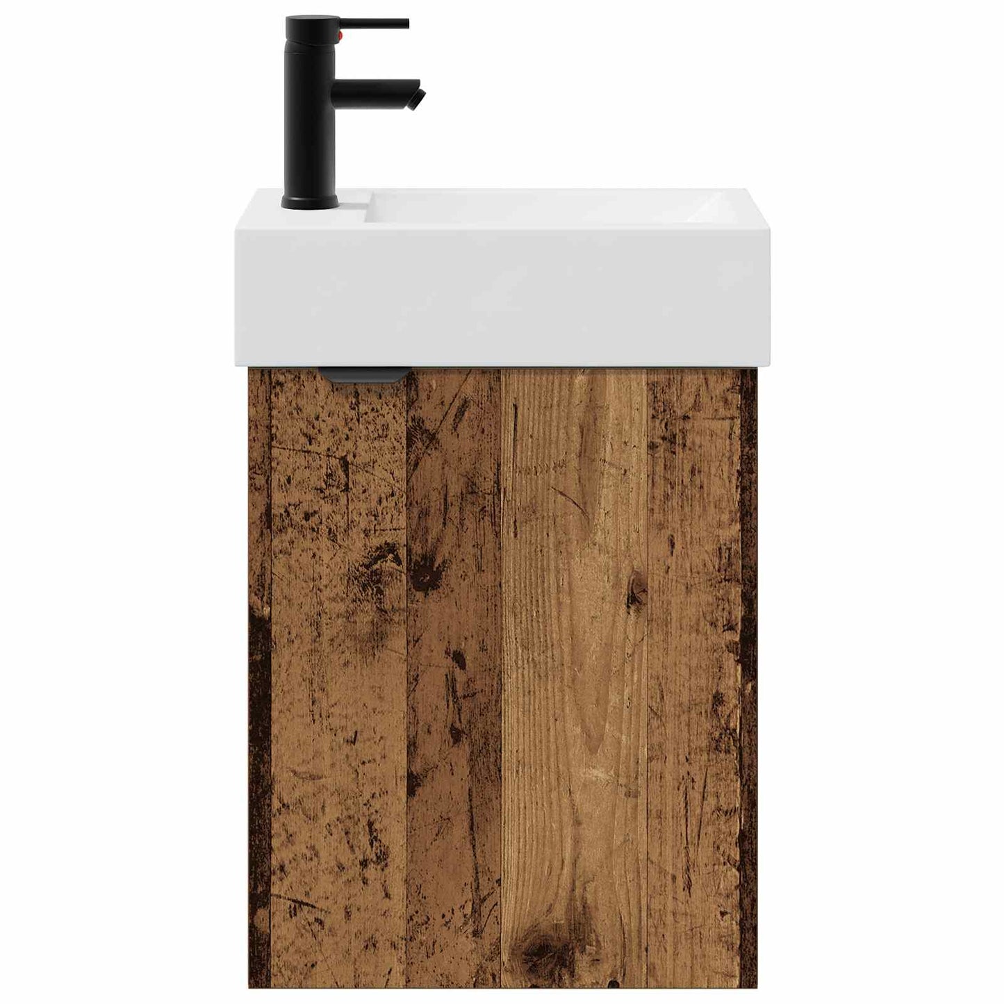Mobile bagno con rubinetto Legno antico 45,5 x 22,5 x 84 cm | homemem39