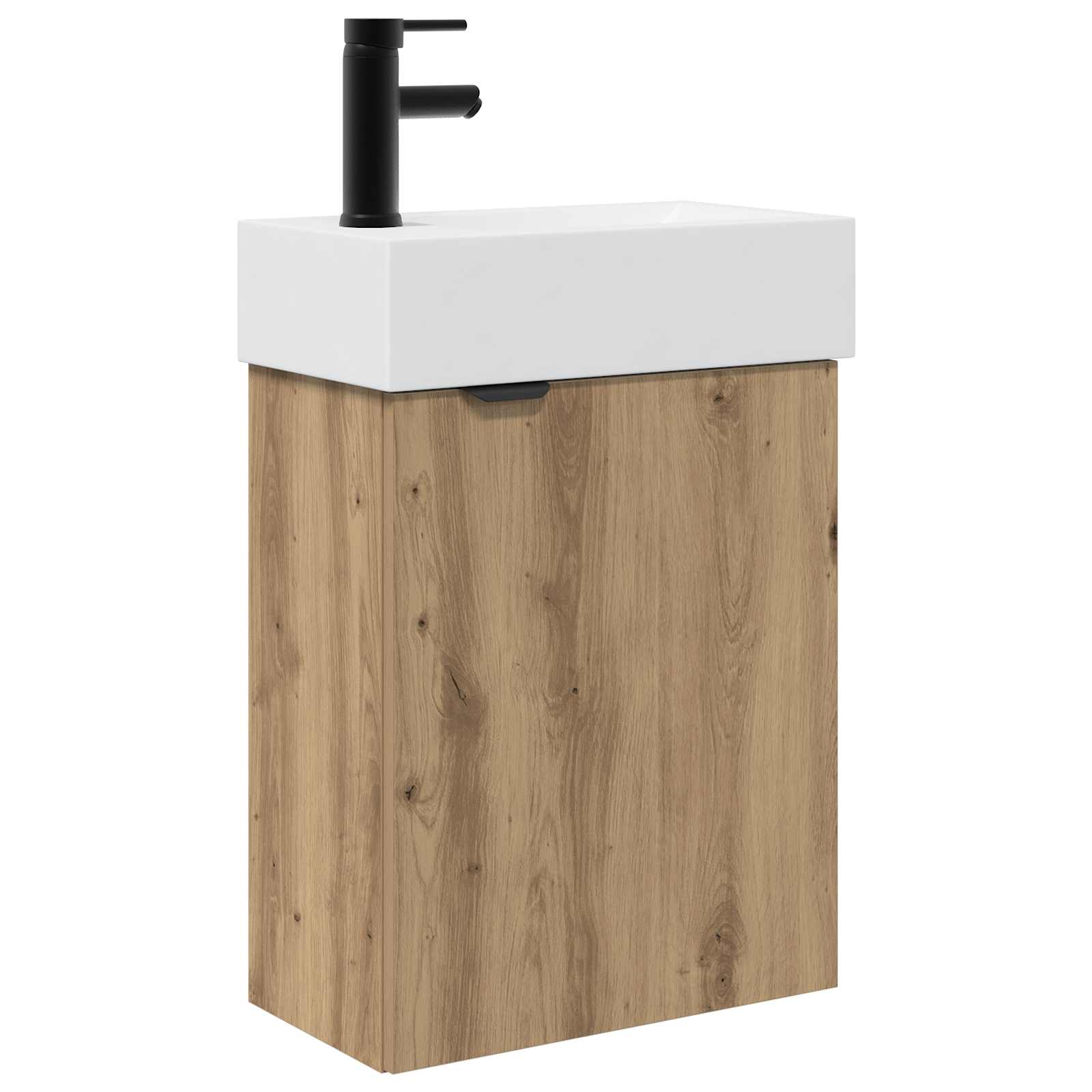 Mobile bagno con rubinetto Rovere Artigianale | homemem39