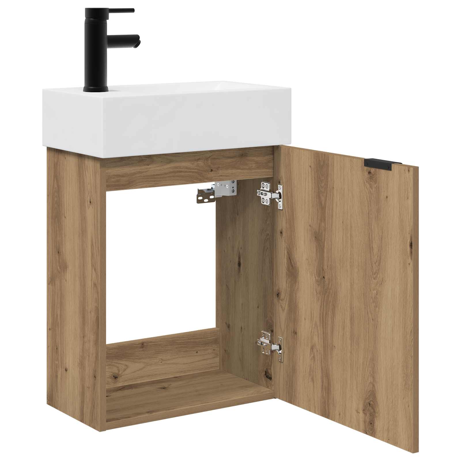 Mobile bagno con rubinetto Rovere Artigianale | homemem39