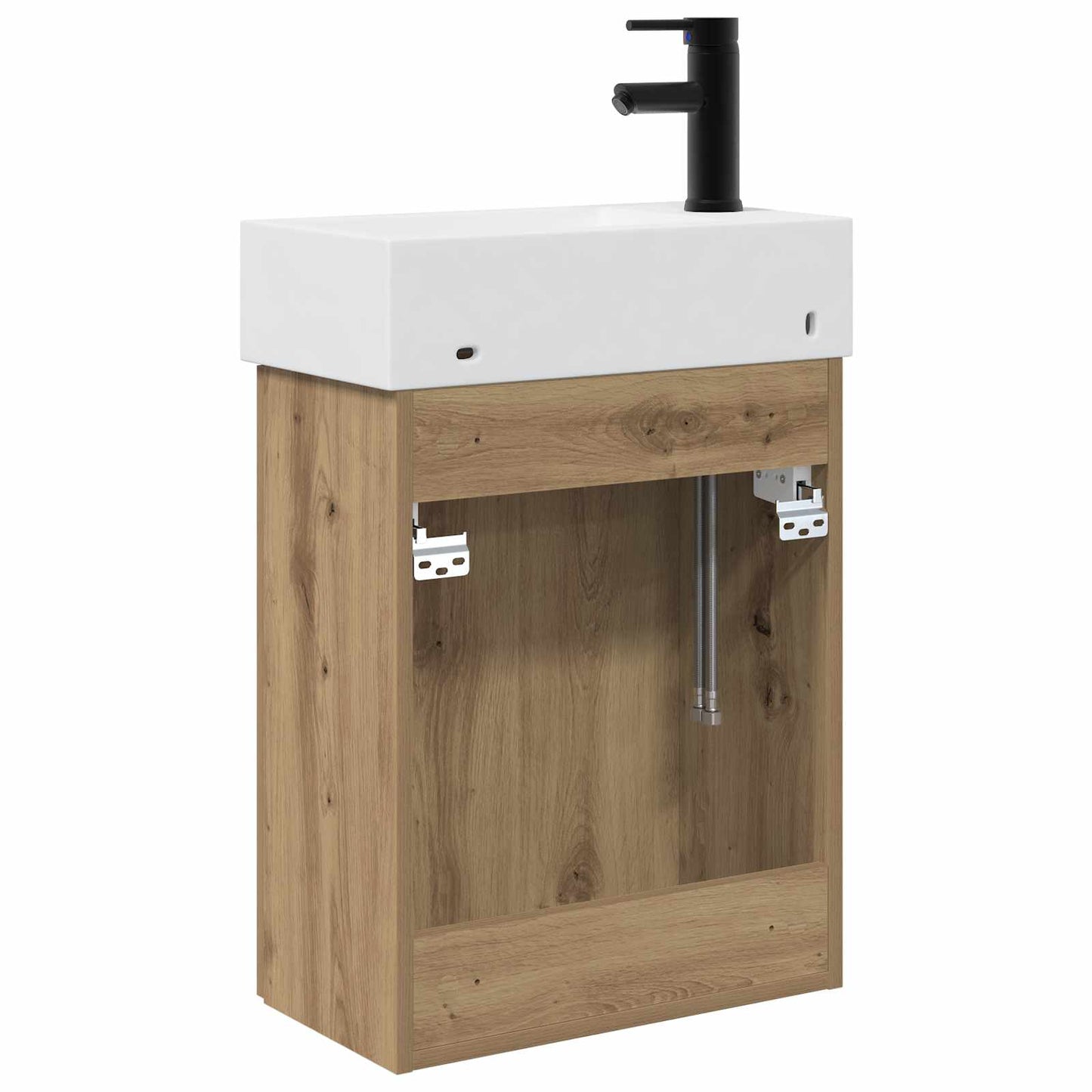 Mobile bagno con rubinetto Rovere Artigianale | homemem39
