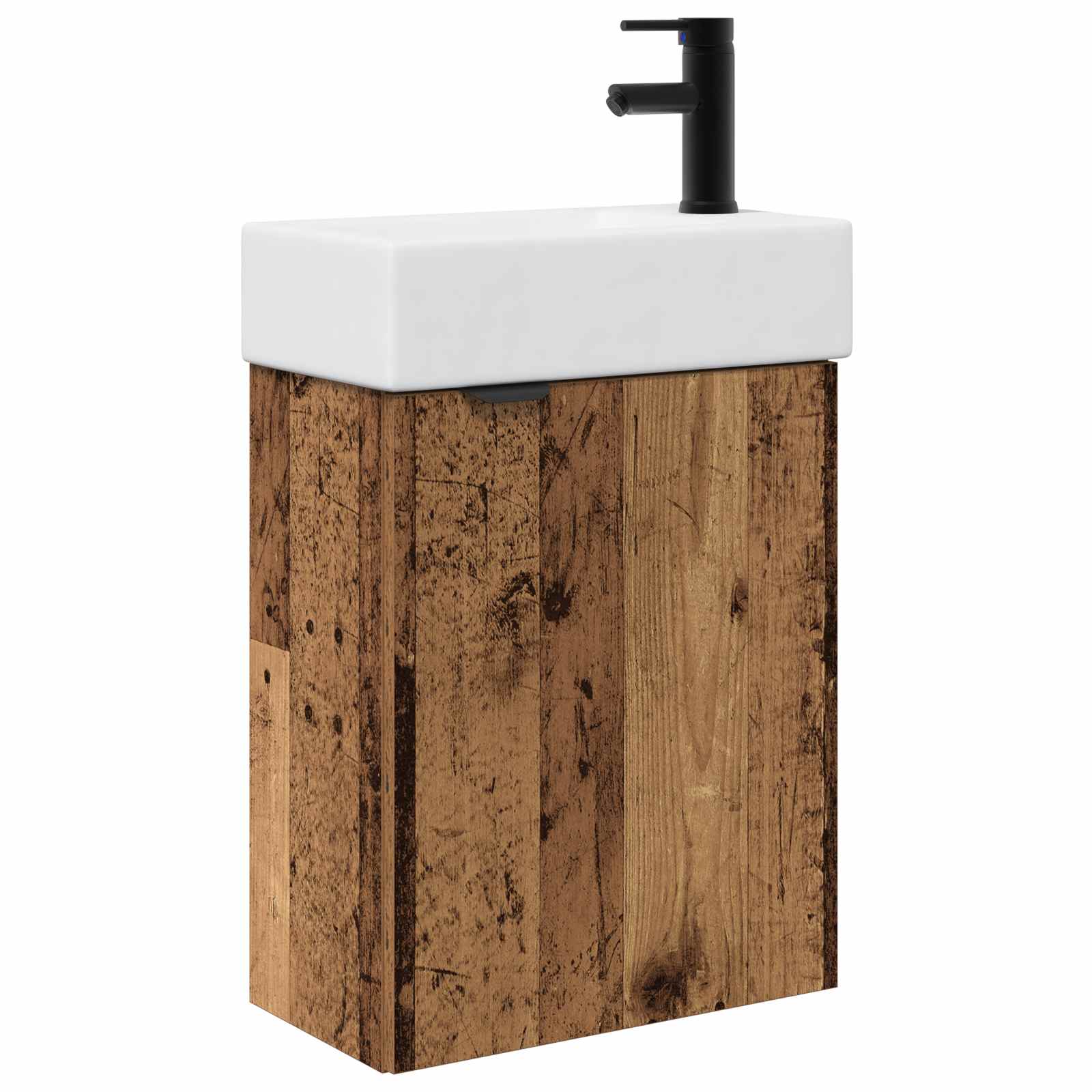 Mobile bagno con rubinetto Legno antico 45,5 x 22,5 x 84 cm | homemem39