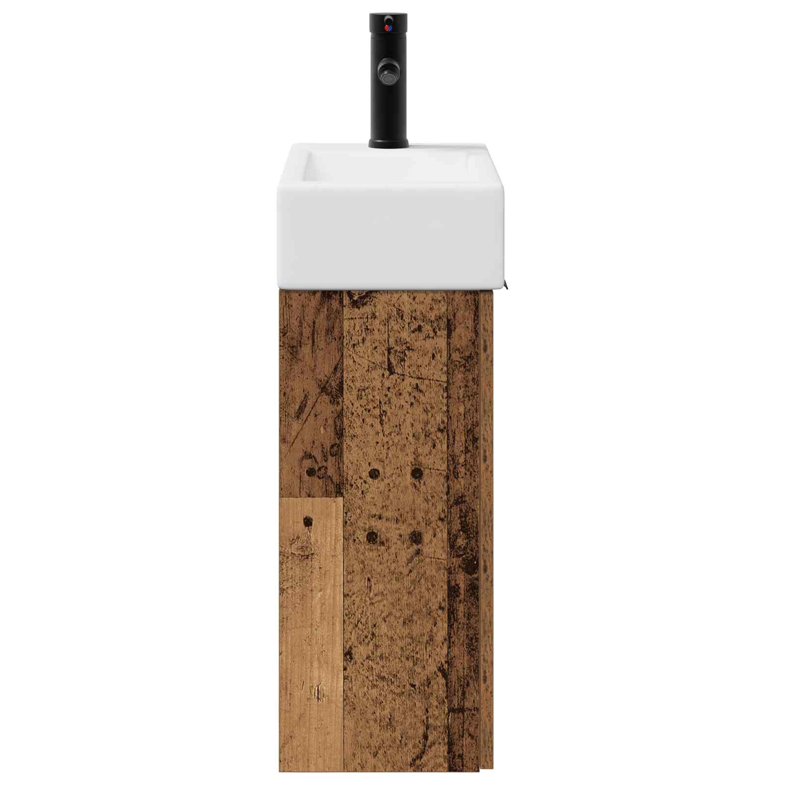 Mobile bagno con rubinetto Legno antico 45,5 x 22,5 x 84 cm | homemem39