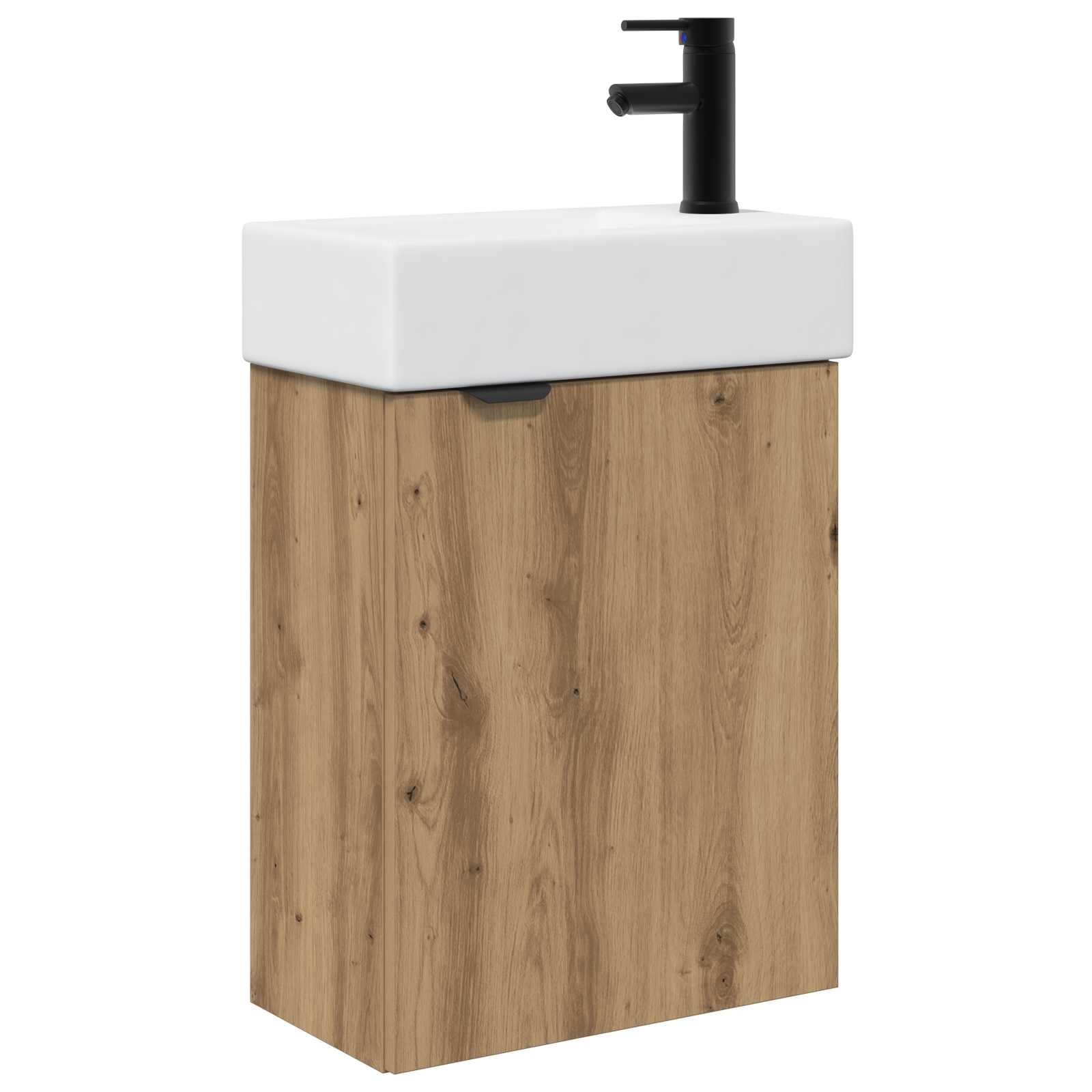 Mobile bagno con rubinetto Rovere Artigianale | homemem39