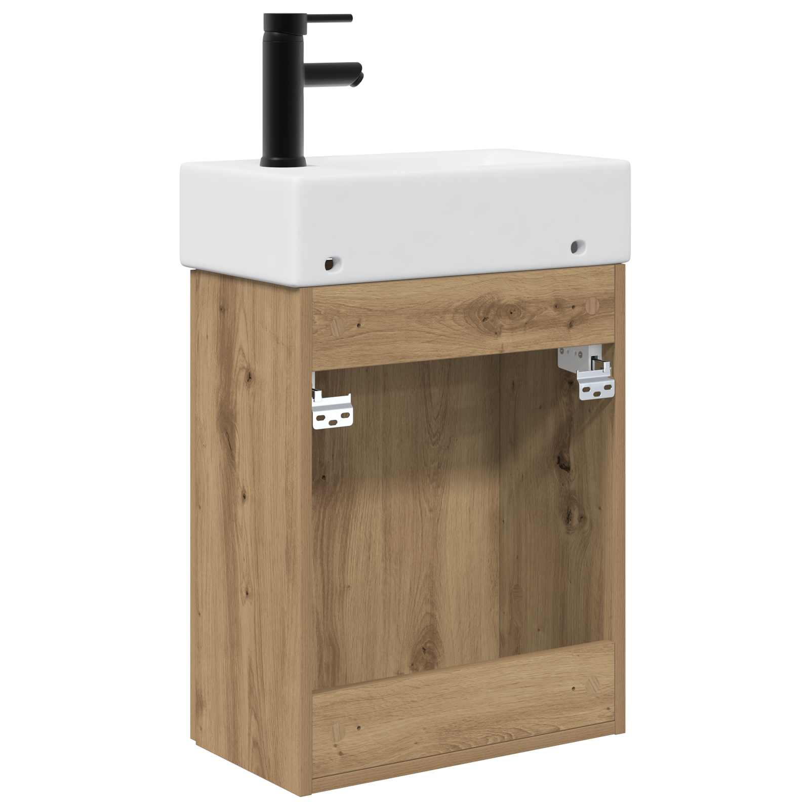 Mobile bagno con rubinetto Rovere Artigianale | homemem39