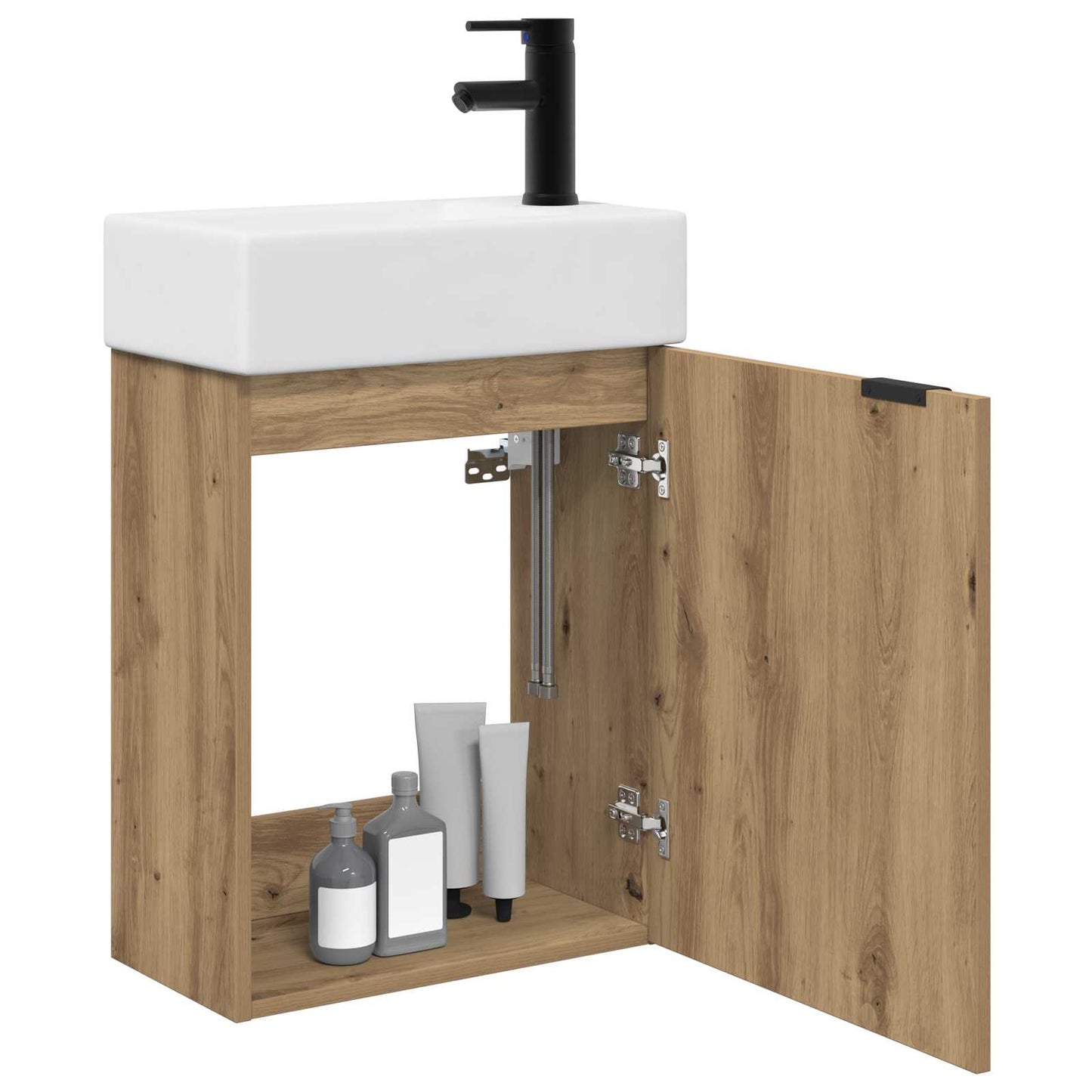 Mobile bagno con rubinetto Rovere Artigianale | homemem39