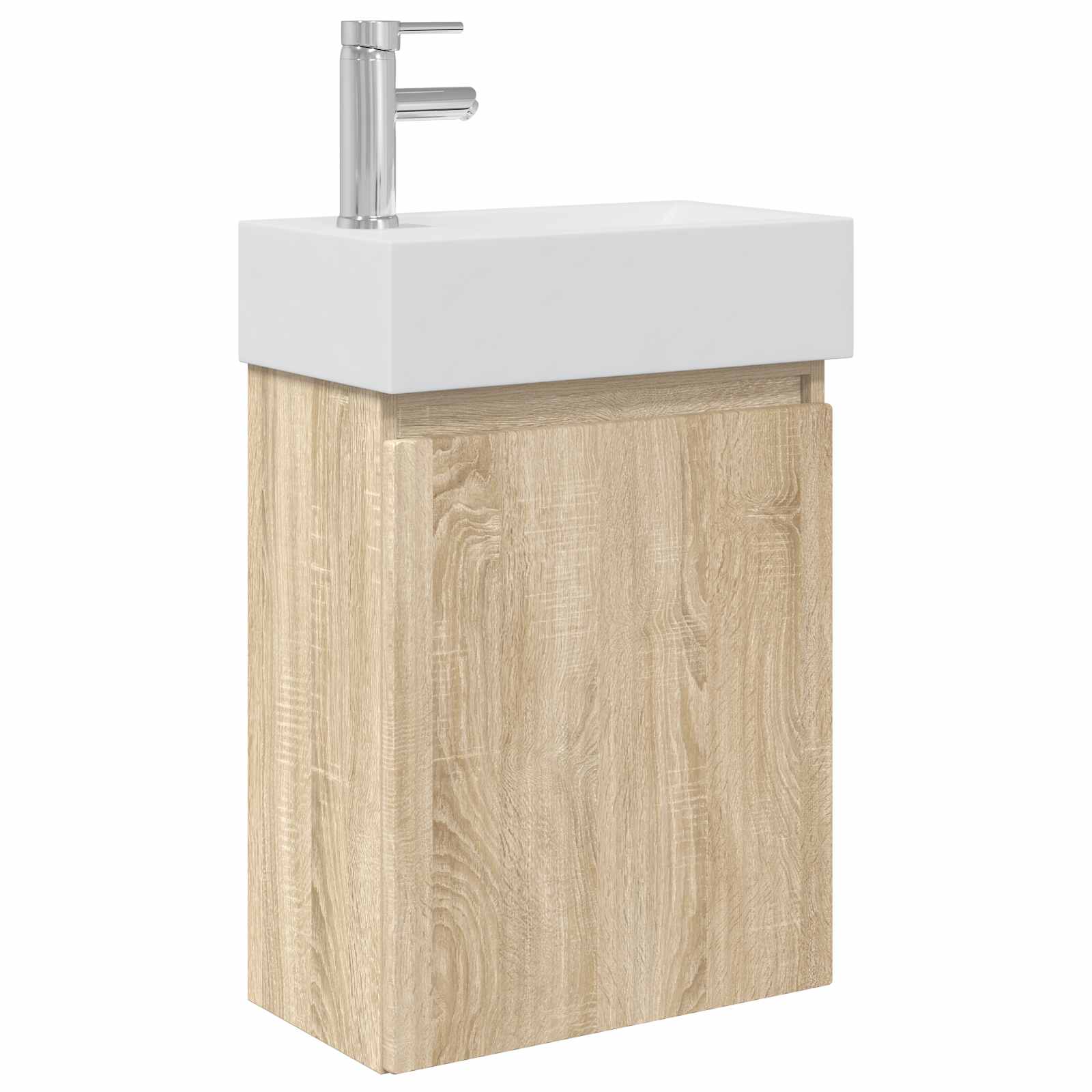 Mobile bagno con rubinetto Rovere Sonoma 45,5 x 22,5 x 84 cm | homemem39