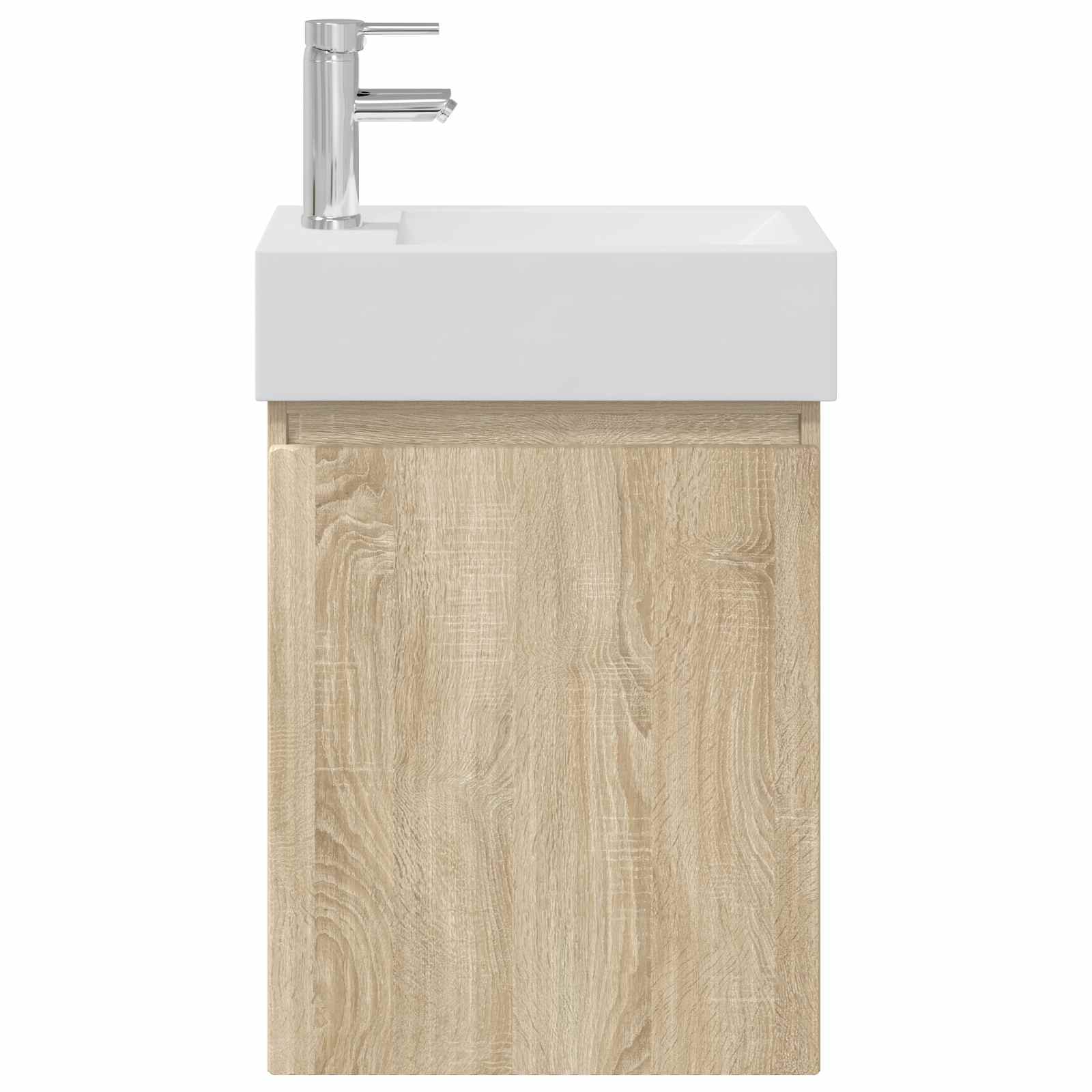 Mobile bagno con rubinetto Rovere Sonoma 45,5 x 22,5 x 84 cm | homemem39