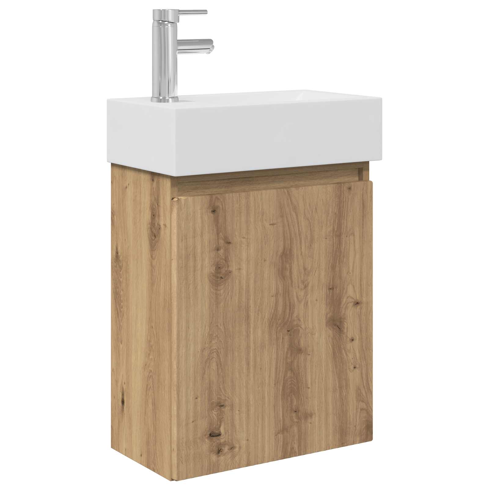 Mobile bagno con rubinetto Rovere Artigianale | homemem39