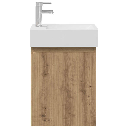 Mobile bagno con rubinetto Rovere Artigianale | homemem39